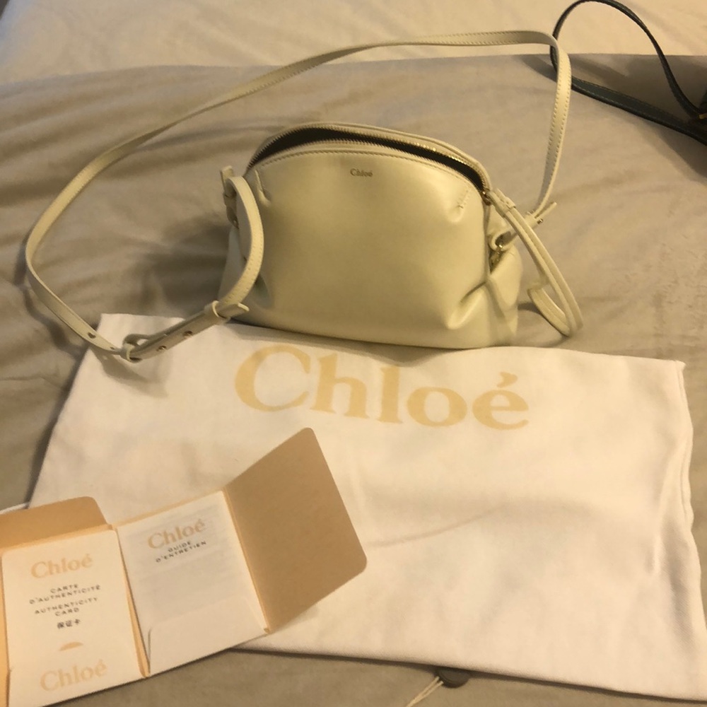 Chloe bag. White. Never used.